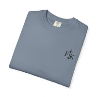 Load image into Gallery viewer, Rooted in Christ T-Shirt — Faith Cross Tree Graphic Tee