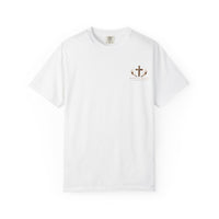 Load image into Gallery viewer, Hunt Pray Give Thanks T-Shirt — Camouflage Cross Faith Tee