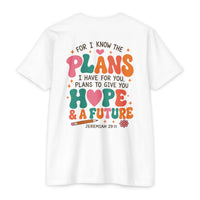 Load image into Gallery viewer, Teacher Christian T-Shirt — "Loved by God" Jeremiah 29:11 Inspirational Tee
