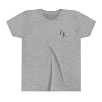 Load image into Gallery viewer, Youth Tee - "Jesus Is My Rider" Surfboard Christian T-Shirt