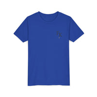 Load image into Gallery viewer, Youth Tee - "Jesus Is My Rider" Surfboard Christian T-Shirt