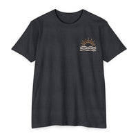 Load image into Gallery viewer, Be Still Psalm 46:10 T-Shirt — Calm Sunrise Graphic Tee