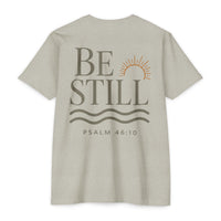Load image into Gallery viewer, Be Still Psalm 46:10 T-Shirt — Inspirational Christian Tee