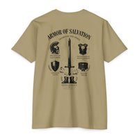 Load image into Gallery viewer, Armor of Salvation T-Shirt — Christian Faith Sword &amp; Shield Graphic