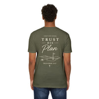 Load image into Gallery viewer, Trust His Plan T-Shirt — Christian Faith Tee (Proverbs 16:9)