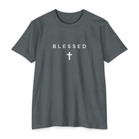 Load image into Gallery viewer, Blessed Cross T-Shirt — Minimal Faith Graphic Tee