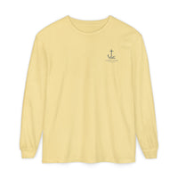Load image into Gallery viewer, Psalm 23 Long Sleeve Tee — Coastal Scripture Beach Design