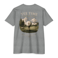 Load image into Gallery viewer, Golf &amp; Grace T-Shirt — 'Tee Time with the King' Vintage Golf Cross Design