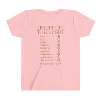 Load image into Gallery viewer, Youth Tee — "Fruit of the Spirit" Christian Kids T-Shirt (Galatians 5:22-23)