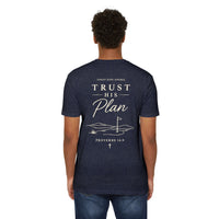 Load image into Gallery viewer, Trust His Plan T-Shirt — Christian Faith Tee (Proverbs 16:9)
