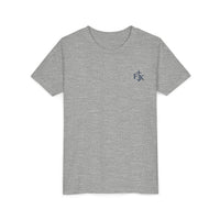 Load image into Gallery viewer, Youth Tee - "Jesus Is My Rider" Surfboard Christian T-Shirt