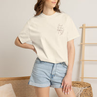 Load image into Gallery viewer, Saved by Grace Floral T‑Shirt — Christian Faith Tee