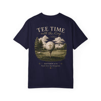 Load image into Gallery viewer, Tee — "Tee Time with the King" Christian Golf Graphic T-Shirt