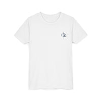 Load image into Gallery viewer, Youth Tee - "Jesus Is My Rider" Surfboard Christian T-Shirt