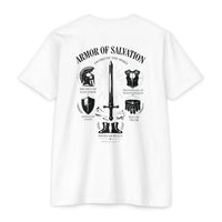 Load image into Gallery viewer, Armor of Salvation T-Shirt — Christian Faith Sword &amp; Shield Graphic