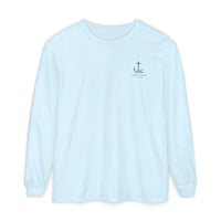 Load image into Gallery viewer, Psalm 23 Long Sleeve Tee — Coastal Scripture Beach Design