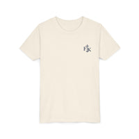 Load image into Gallery viewer, Youth Tee — "Jesus Is My Jam" Christian Kid Shirt (G&amp;G Logo)