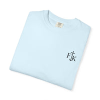 Load image into Gallery viewer, Rooted in Christ T-Shirt — Faith Cross Tree Graphic Tee
