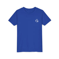 Load image into Gallery viewer, Way Maker Lighthouse Youth Tee | Christian Faith Surf Ocean Graphic