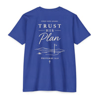 Load image into Gallery viewer, Trust His Plan T-Shirt — Christian Faith Tee (Proverbs 16:9)