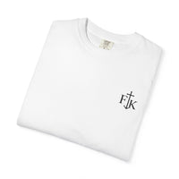 Load image into Gallery viewer, Rooted in Christ T-Shirt — Faith Cross Tree Graphic Tee