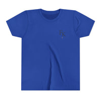 Load image into Gallery viewer, Youth Tee - "Jesus Is My Rider" Surfboard Christian T-Shirt
