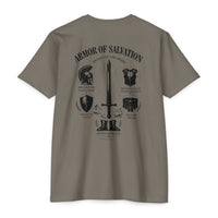 Load image into Gallery viewer, Armor of Salvation T-Shirt — Christian Faith Sword &amp; Shield Graphic