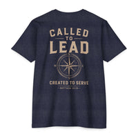 Load image into Gallery viewer, Called to Lead T-Shirt — "Called to Lead / Created to Serve" Cream Ink