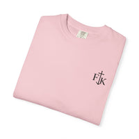 Load image into Gallery viewer, Rooted in Christ T-Shirt — Faith Cross Tree Graphic Tee